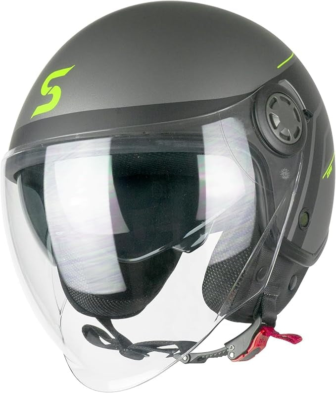 1SHG ZEN CITY Antracite Giallo fluo satin - SECURTEX MOTOR SL (t/a MaximoMoto)