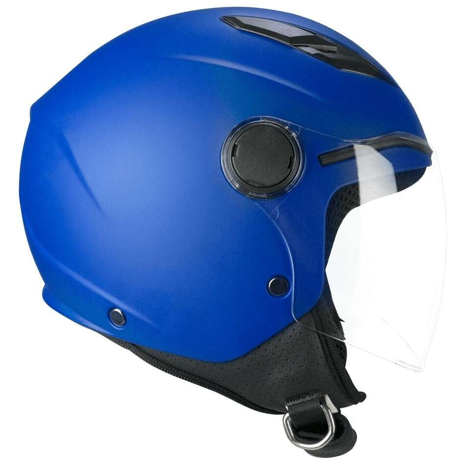 SKA-P 2MHA POD MONO JET CASCO MOTO Blu opaco