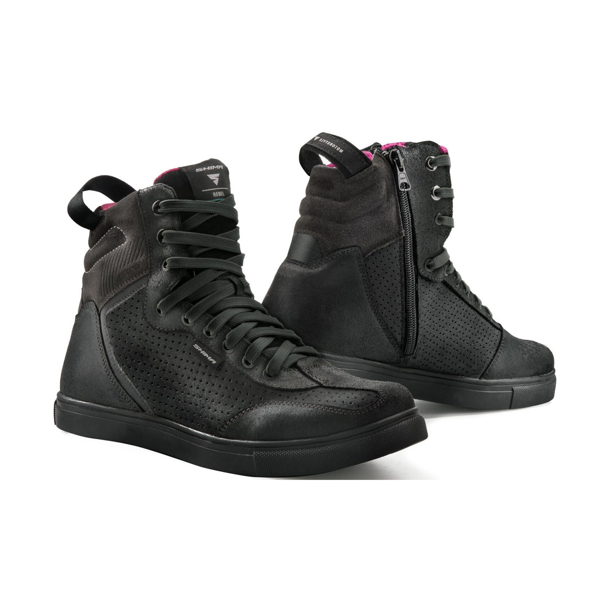 SHIMA REBEL LADY BOOT BLACK - SECURTEX MOTOR SL (t/a MaximoMoto)