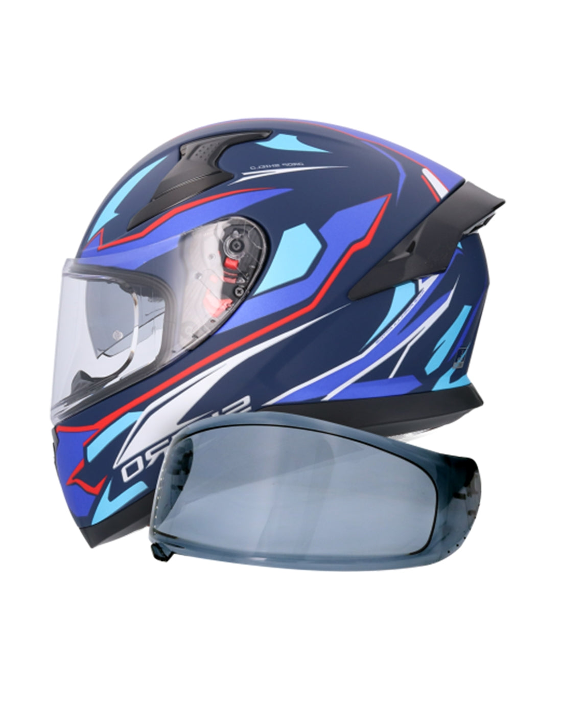 SHIRO HELMET KATANA SHARP MATTE BLUE - SECURTEX MOTOR SL (t/a MaximoMoto)