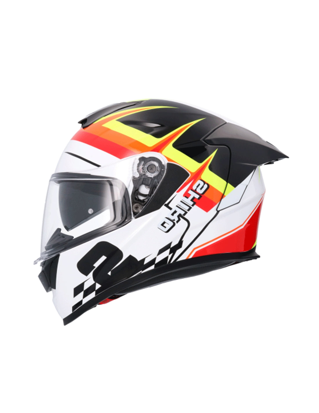 SHIRO RAPTOR PEGASUS HELMET PEARL WHITE - SECURTEX MOTOR SL (t/a MaximoMoto)