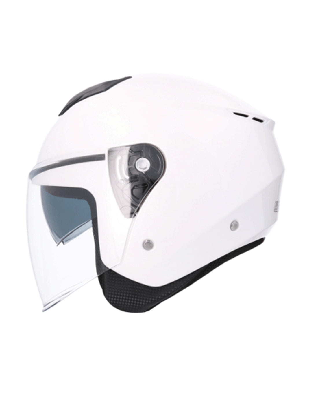 SHIRO HELMET OF852 IBIZA MONOCOLOR PEARL WHITE - SECURTEX MOTOR SL (t/a MaximoMoto)