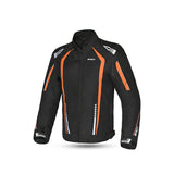 R-TECH MARSHAL TEXTILE JACKET BLACK/ORANGE - SECURTEX MOTOR SL (t/a MaximoMoto)
