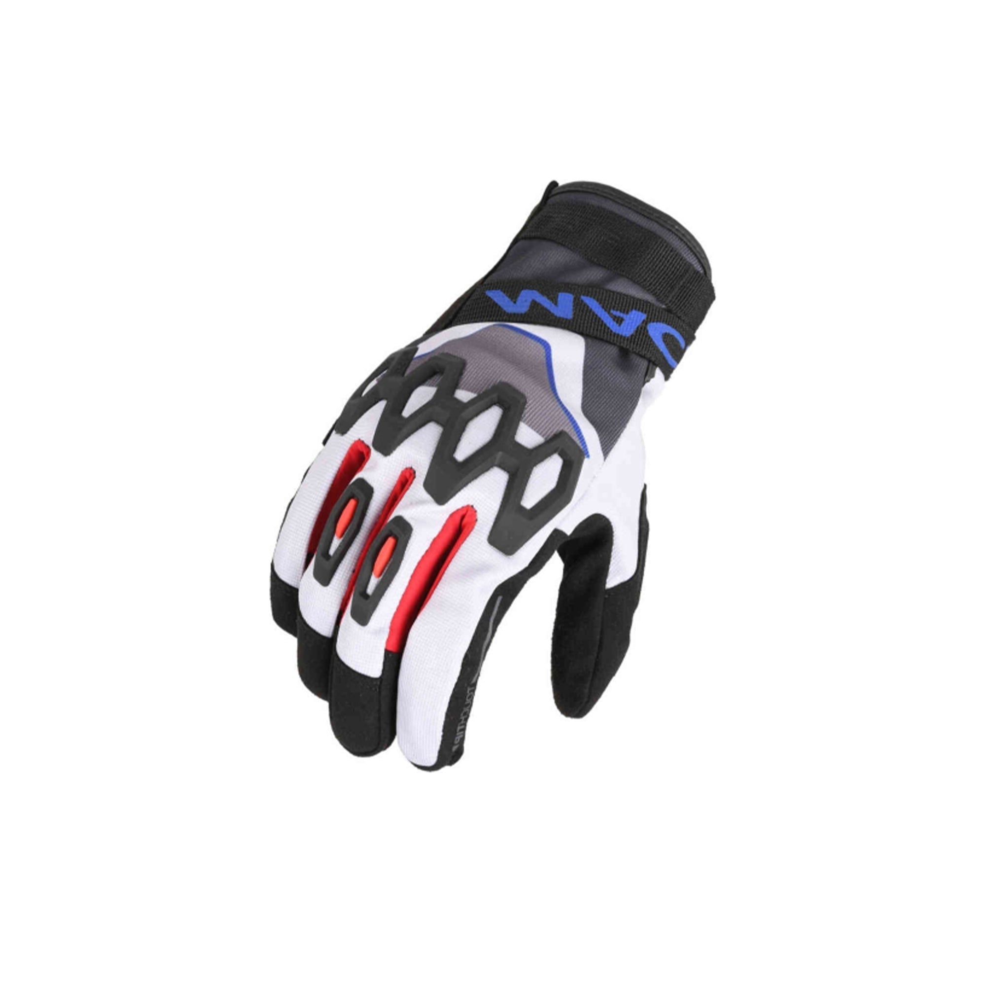 Macna Zairona Women's Gloves Light grey/black/blue - SECURTEX MOTOR SL (t/a MaximoMoto)