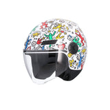 SHIRO HELMET KYOTO DOODLE LIVE MULTICOLOR - SECURTEX MOTOR SL (t/a MaximoMoto)