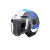 SHIRO HELMET KYOTO KALOS TITANIUM MATT BLUE - SECURTEX MOTOR SL (t/a MaximoMoto)