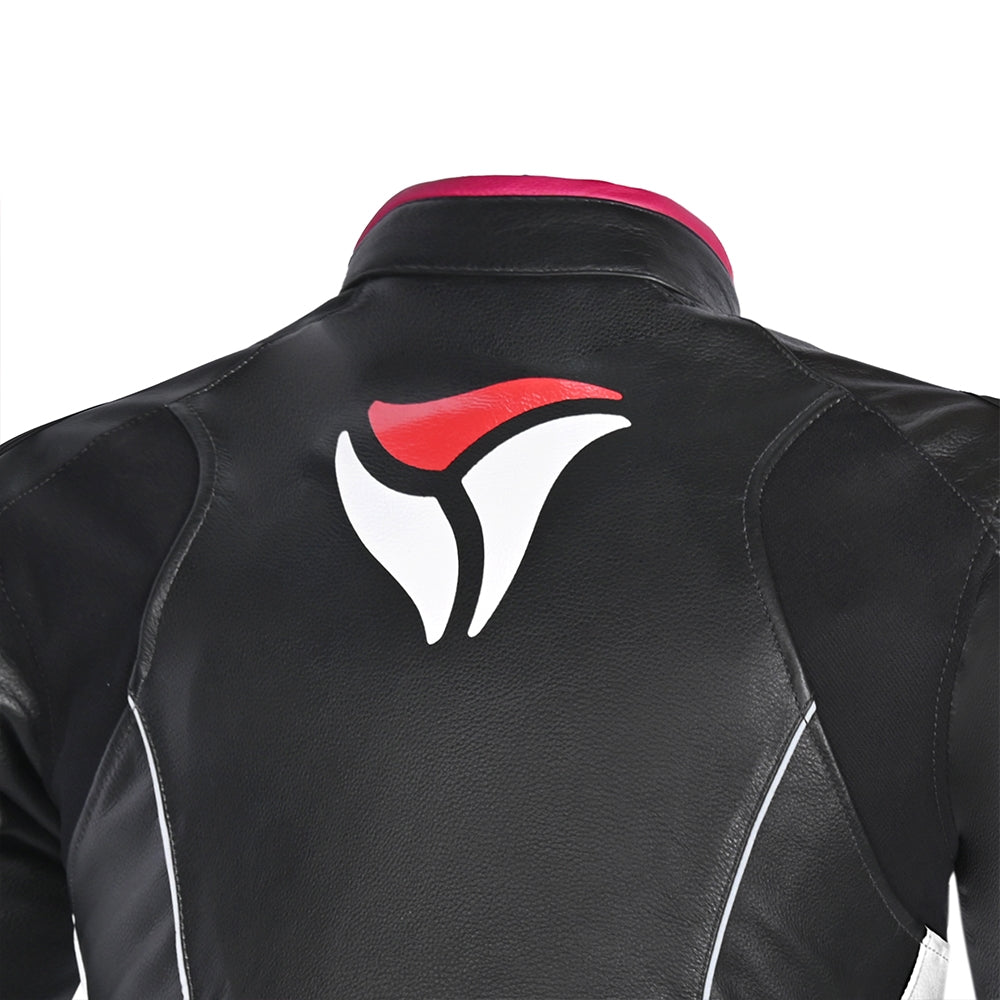 R-TECH - Tom Rider Lady Jacket Black/White/Fuschia - SECURTEX MOTOR SL (t/a MaximoMoto)
