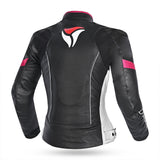 R-TECH - Tom Rider Lady Jacket Black/White/Fuschia - SECURTEX MOTOR SL (t/a MaximoMoto)