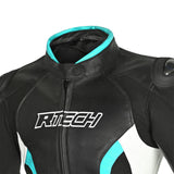 R-TECH - Tom Rider Lady Jacket Black/White/Turquoise - SECURTEX MOTOR SL (t/a MaximoMoto)