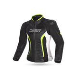 R-TECH - Tom Rider Lady Jacket Black/Flour Yellow - SECURTEX MOTOR SL (t/a MaximoMoto)