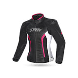 R-TECH - Tom Rider Lady Jacket Black/White/Fuschia - SECURTEX MOTOR SL (t/a MaximoMoto)