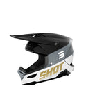 FURIOUS LEAGUE HELMET BLACK_GOLD_GLOSSY XS - SECURTEX MOTOR SL (t/a MaximoMoto)