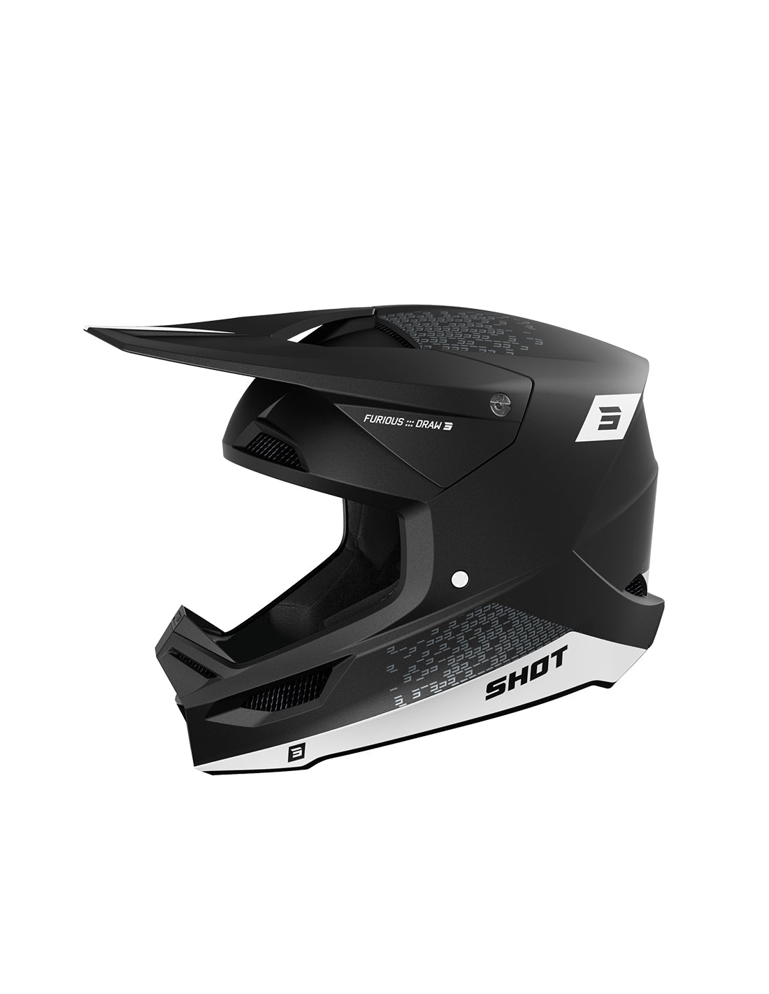FURIOUS DRAW WHITE_MATT XS HELMET - SECURTEX MOTOR SL (t/a MaximoMoto)
