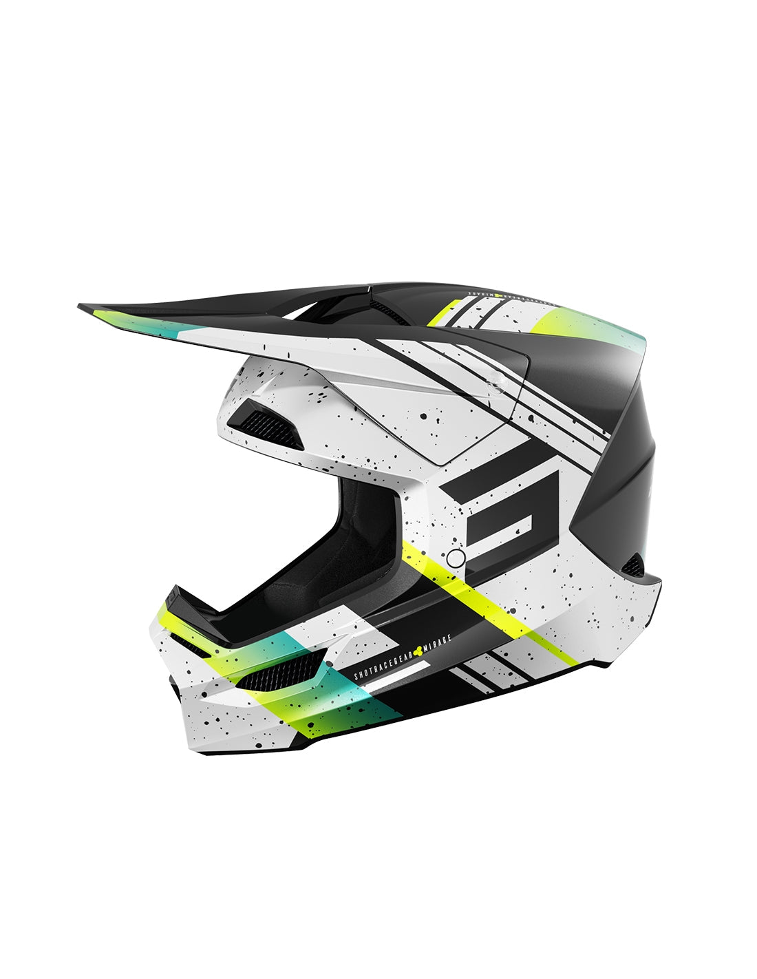 FURIOUS MIRAGE HELMET BLUE_NEON_YELLOW_PEARLY XS - SECURTEX MOTOR SL (t/a MaximoMoto)