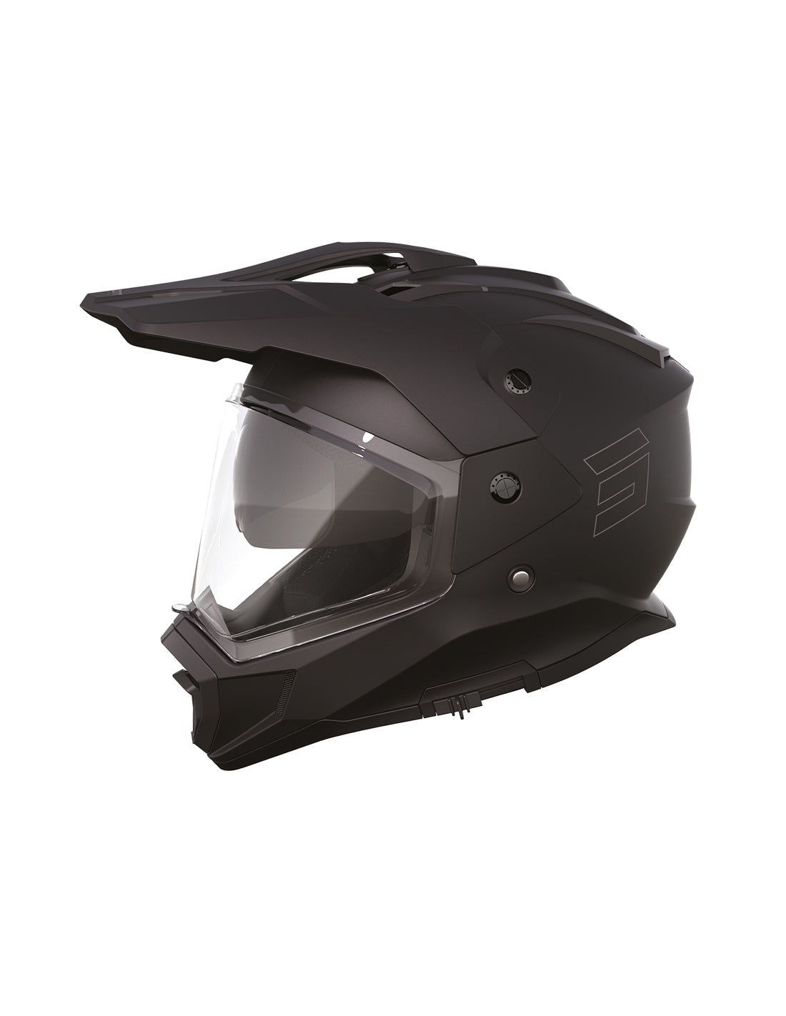 SHOT TREK SOLID BLACK_MATT XS HELMET - SECURTEX MOTOR SL (t/a MaximoMoto)
