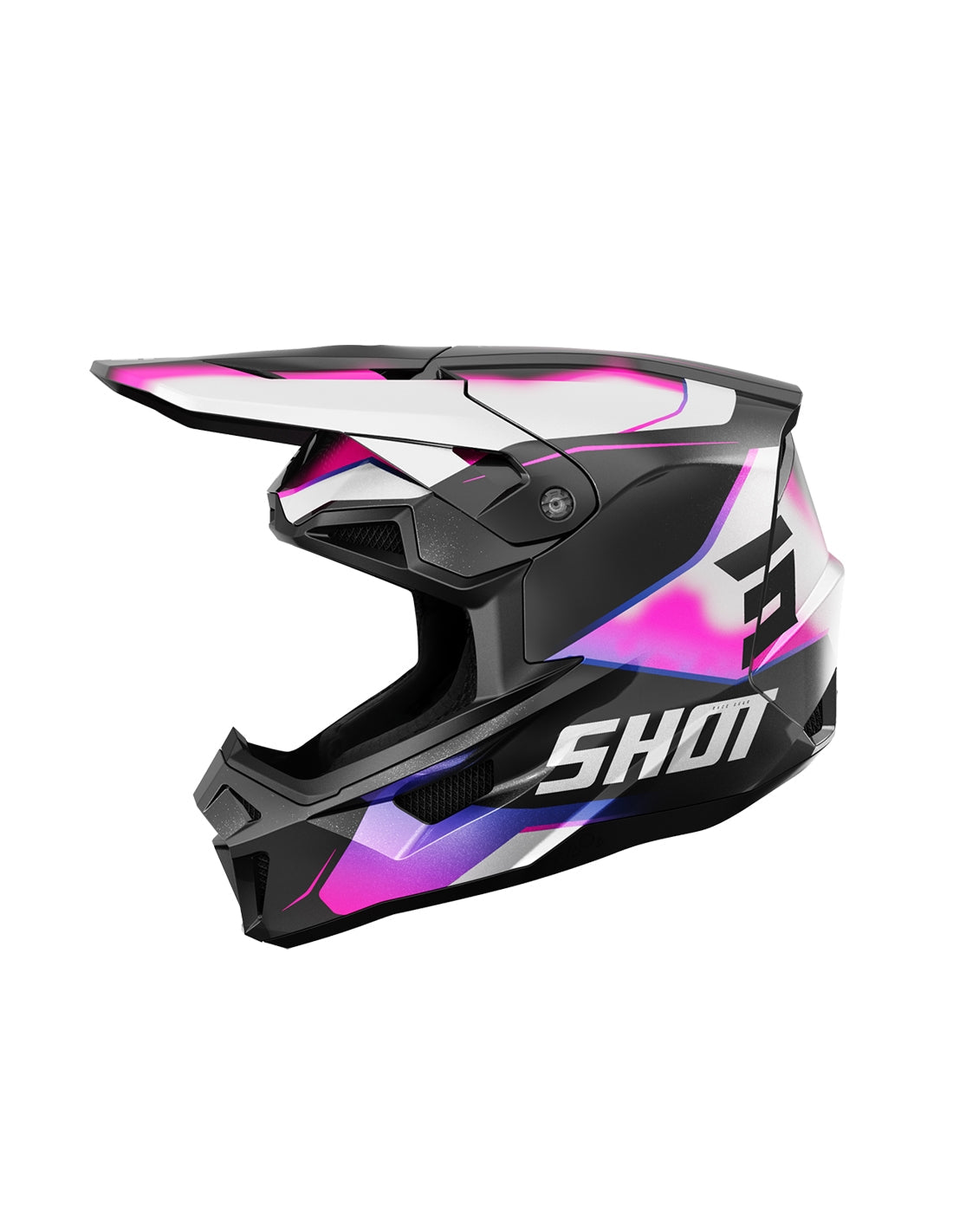SHOT LITE ASTRAL BLUE_PINK_PEARLY XS HELMET - SECURTEX MOTOR SL (t/a MaximoMoto)
