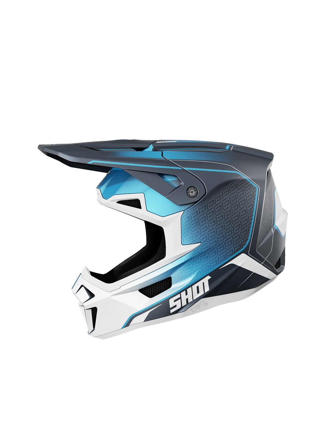 SHOT LITE CHALLENGER BLUE_MATT XS HELMET - SECURTEX MOTOR SL (t/a MaximoMoto)