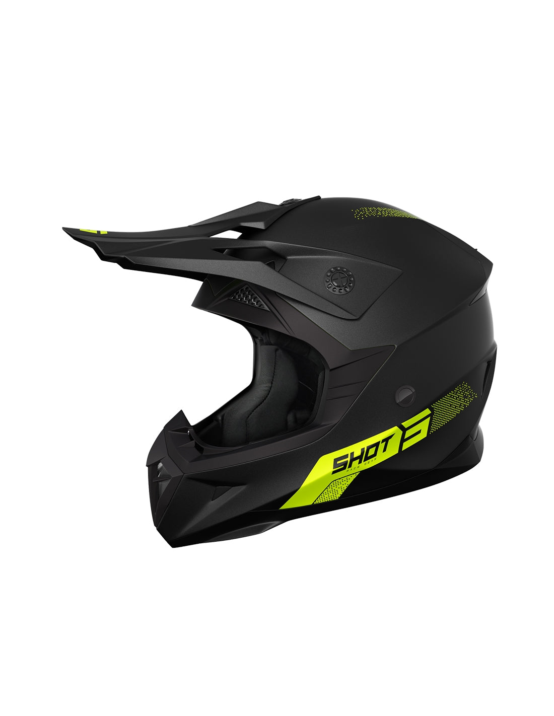 SHOT PULSE ELEMANT NEON_YELLOW_MATT XS HELMET - SECURTEX MOTOR SL (t/a MaximoMoto)