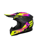 SHOT PULSE X-TREM PINK_NEON_YELLOW_MATT XS HELMET - SECURTEX MOTOR SL (t/a MaximoMoto)