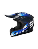 SHOT PULSE KID X-TREM BLUE_GLOSSY YS HELMET - SECURTEX MOTOR SL (t/a MaximoMoto)