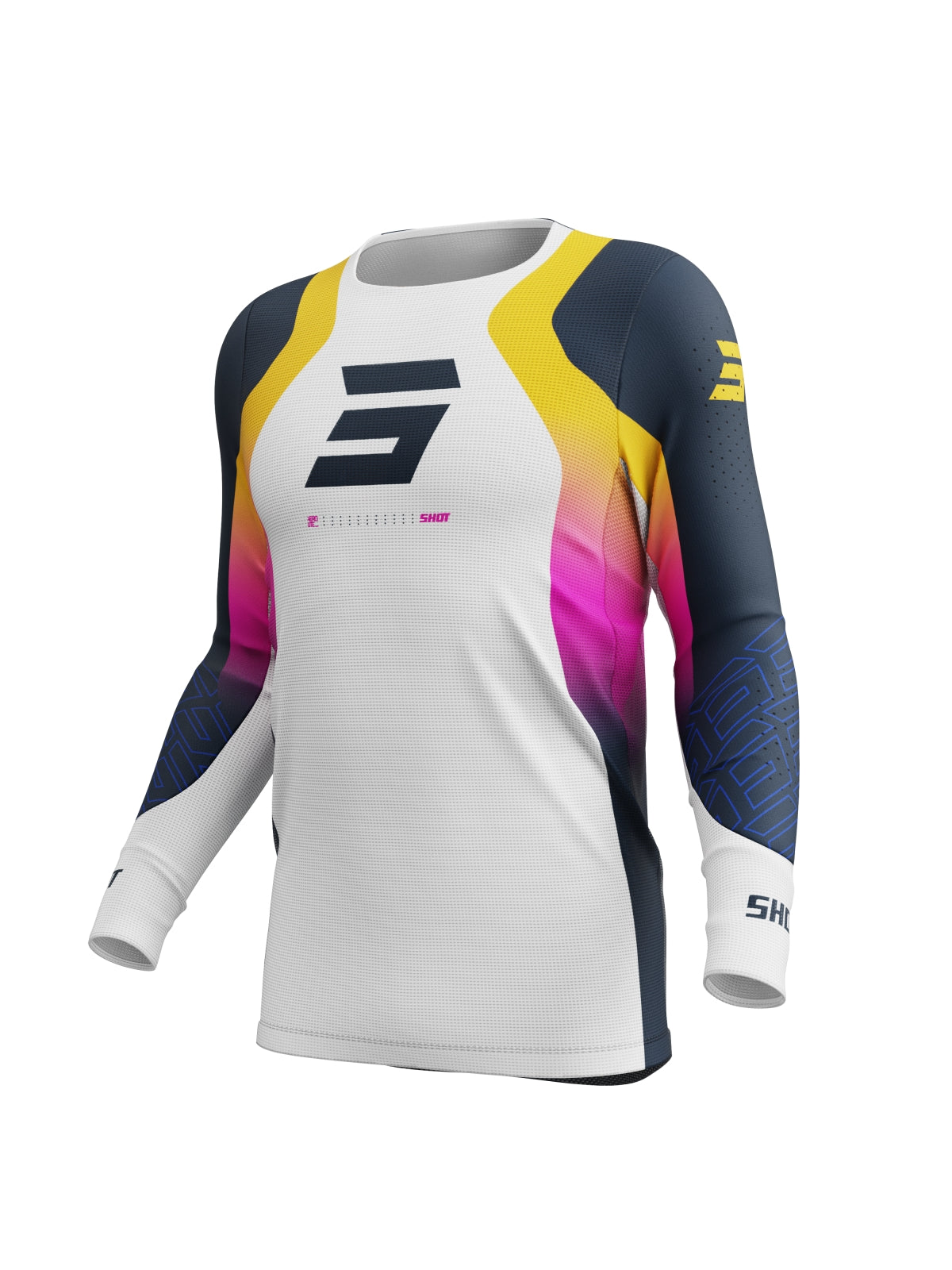 AEROSHOT LITE ULTRA BLUE_ORANGE_PINK XS T-SHIRTS - SECURTEX MOTOR SL (t/a MaximoMoto)