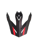 SHOT TREK RALLY VISOR BLACK_RED_MATT - SECURTEX MOTOR SL (t/a MaximoMoto)