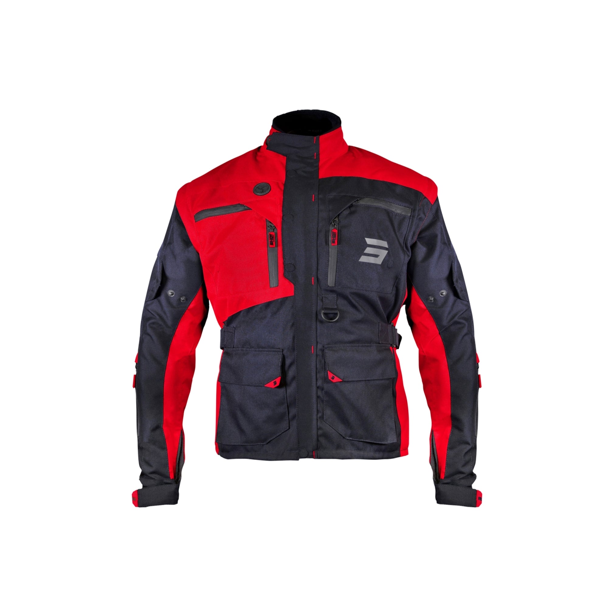 SHOT SHOT RACETECH BLACK_RED S JACKET - SECURTEX MOTOR SL (t/a MaximoMoto)