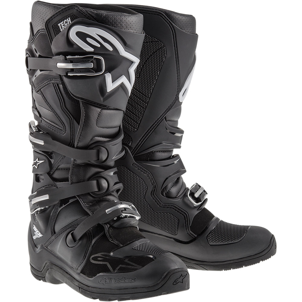 Alpinestars Tech 7 Enduro Motorcycle Boots Black - boot pic