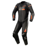 Alpinestars Gp Force Chaser Leather Suit 1 Pc Black Red Fluo images