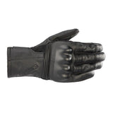 Alpinestars Gareth Leather Motorcycle Gloves Black - back pic