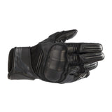 Alpinestars Booster V2 Black Motorcycle Gloves Black - front pic