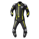 MUGENRACE MNR-1911 Traje Cuero Mucho Negro Amarillo Blanco