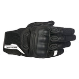 Alpinestars Highlands Motorcycle Gloves Black - back pic