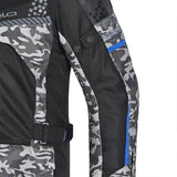 BELA Onsaker Motorcycle Textile Jacket Camo Blue Black