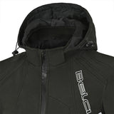 BELA Breeze Softshell Motorbike Riding Hoodie Black Yellow images