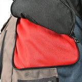 Bela Crossroad Extreme Motorcycle Water Resistant Jacket Brown Navy