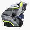 LS2 FF908 STROBE II MONZA MODULAR HELMET M.BLACK H-V YELLOW