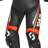 SHUA Infinity 2PC Motorcycle Racing Suit Black Orange
