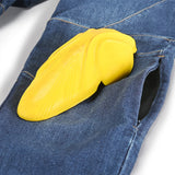 BELA ROCKER PANTALON DE HOMBRE AA APROBADO CE VAQUERO JEANS 34L AZUL