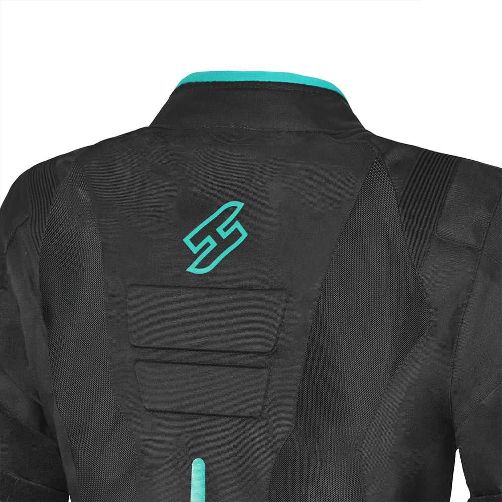 Bela Highland Lady Textile Jacket Black/Turquoise