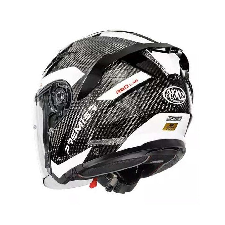 PREMIER JT5 CARBON MA8 MOTORCYCLE OPEN FACE HELMET