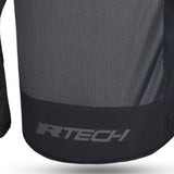 R-TECH SPIRAL MESH MOTORCYCLE JACKET BLACK GRAY FLUORO GREEN