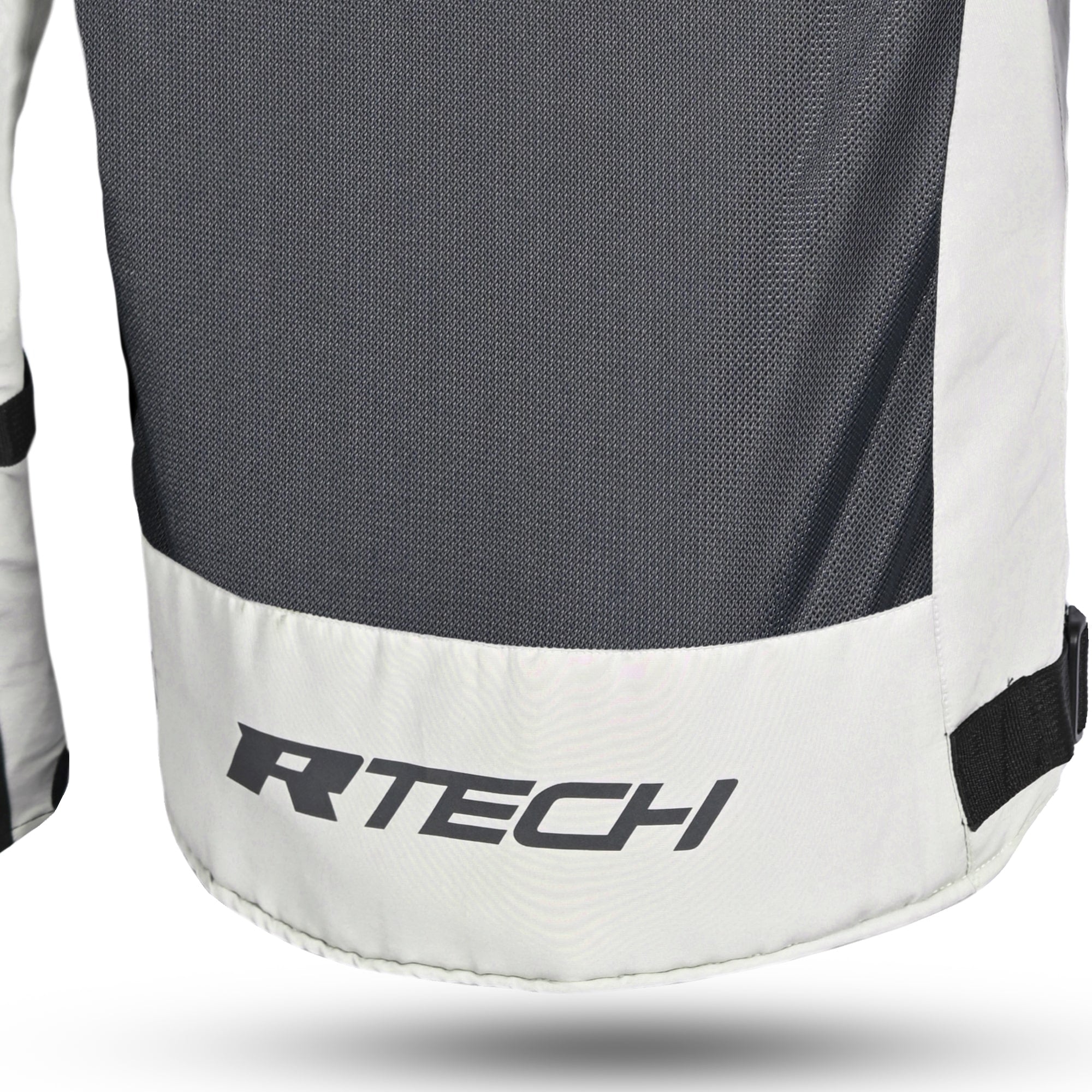 R Tech Spiral Mesh Motorcycle Jacket Ice Grey Yellow Flour