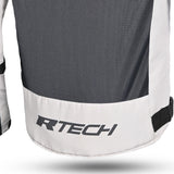 R-TECH SPIRAL MESH MOTORCYCLE JACKET BLACK/WHITE/GREY/RED