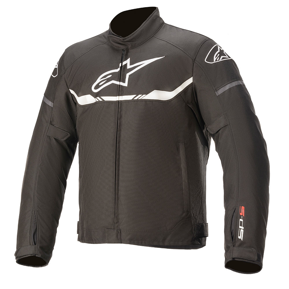 Alpinestars T-SPS Waterproof Motorcycle Jacket Black White images