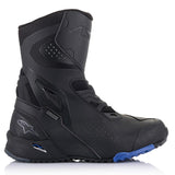Alpinestars RT-8 Gore-Tex Motorcycle Boots Black Blue - MaximomotoUK
