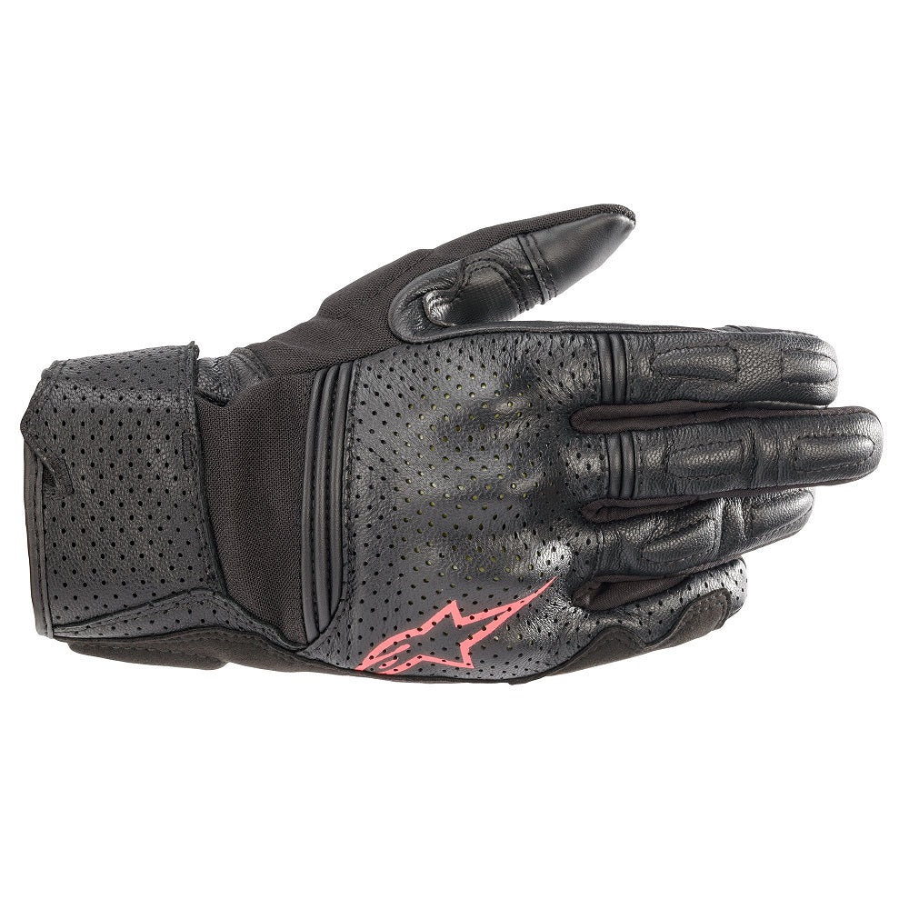 Alpinestars Stella Kalea Leather Motorcycle Gloves Black Pink - back pic