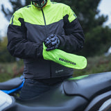 Oxford Rainseal Over Lightweight Mitts Motorcycle Glove Black Fluo images