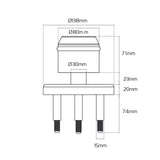 Oxford LK115 Beast Floor Lock for Motorcyle