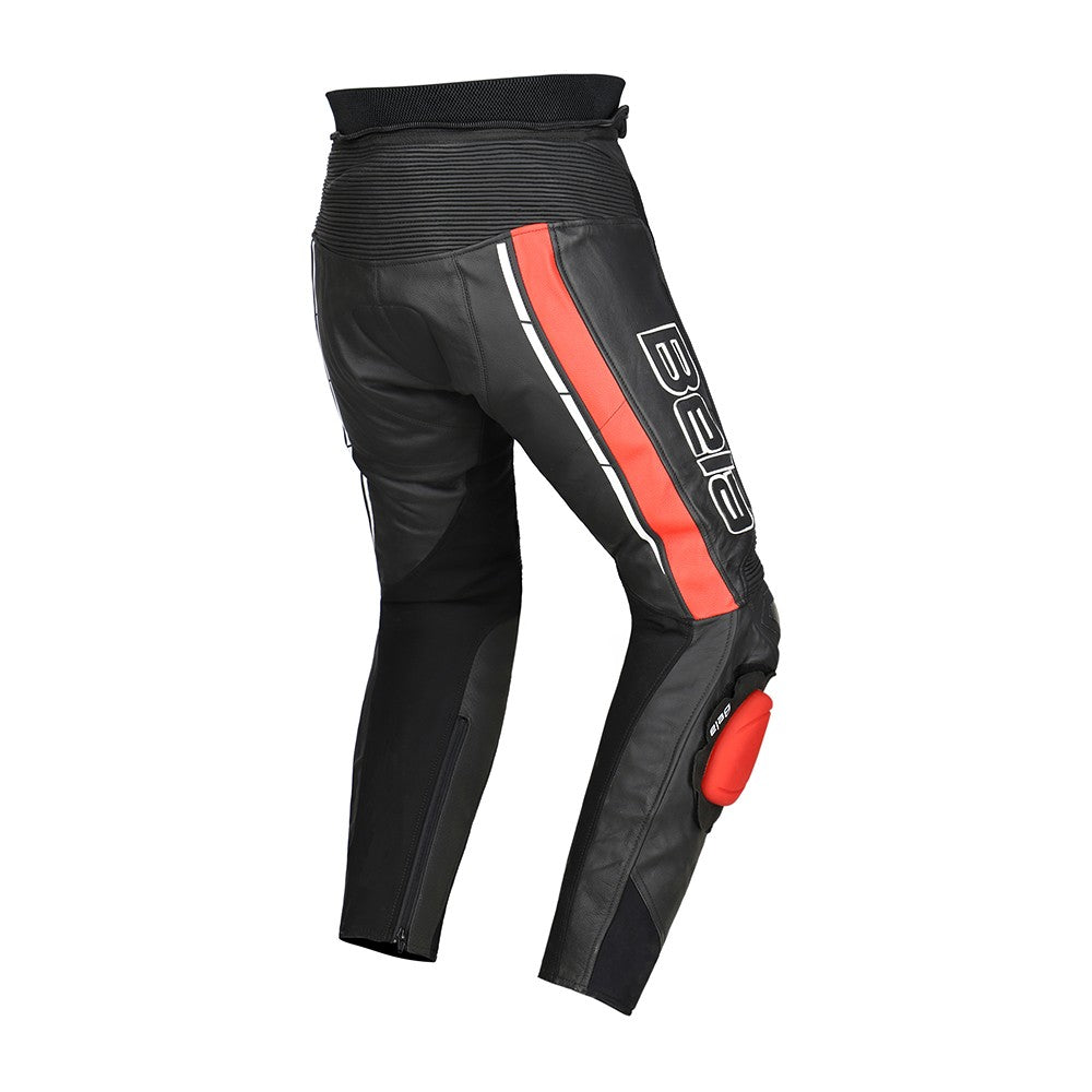 BELA - Rocket Man Pant Leather Trousers Black/Red - SECURTEX MOTOR SL (t/a MaximoMoto)